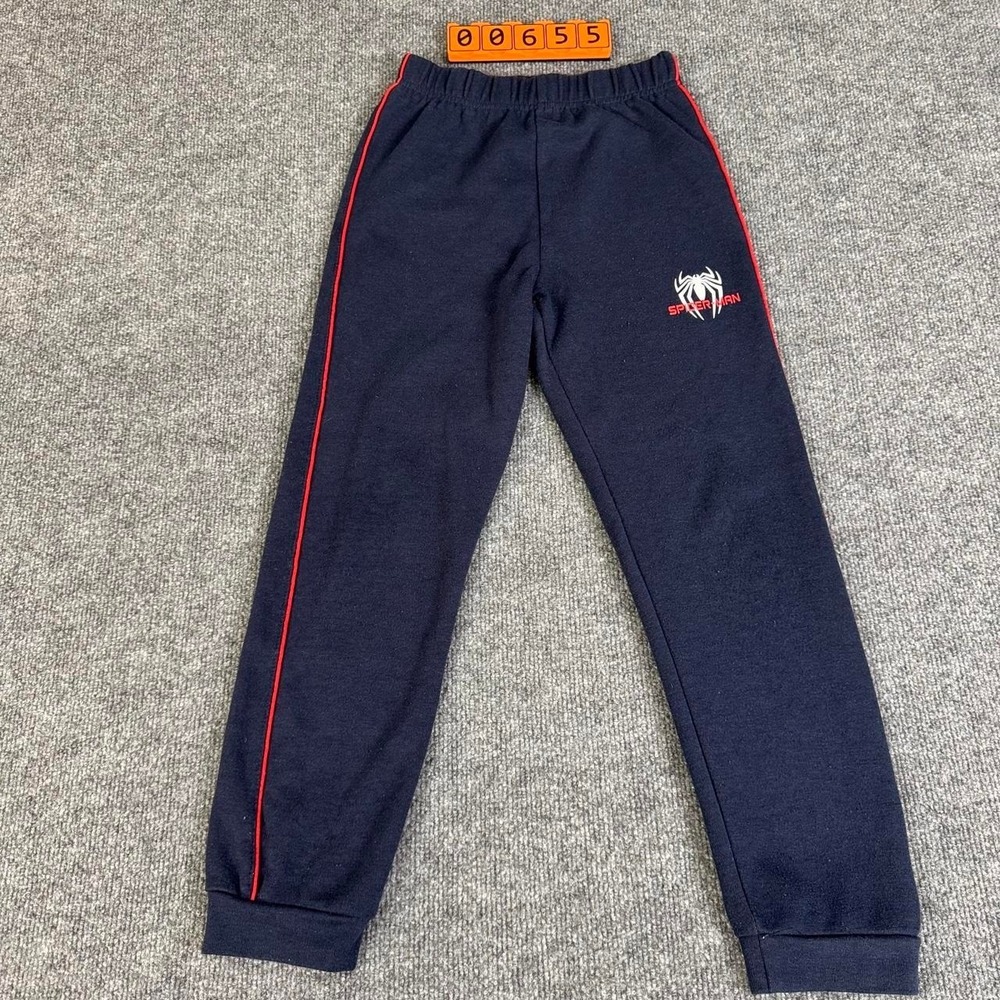 Marvel Spider-Man Kids Sweatpants with red side stripes Size 7/8